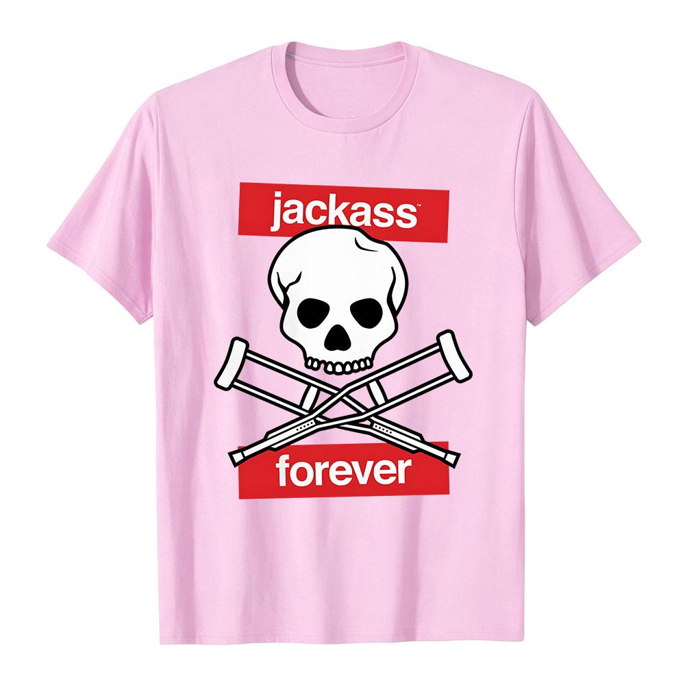 Футболка 'Forever Jackass' Лучшая и Последняя Летняя Хлопковая Мягкая Мужская Футболка Унисекс Уличная Одежда С Графическим Принтом