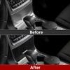 Углеродное волокно для Jeep Grand Cherokee 2011 года, аксессуары, центральный ящик для хранения вещей, наклейки на отделку панели салона