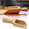 Wooden Mini Tea Coffee Scoops Seasoning Candy Spices Bath Salt Spoons Bath Salt Spoon Candy Flour Scoops Kitchen Gadgets