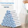 Thickened Drawstring White Garbage Bags - Automatic Close Design