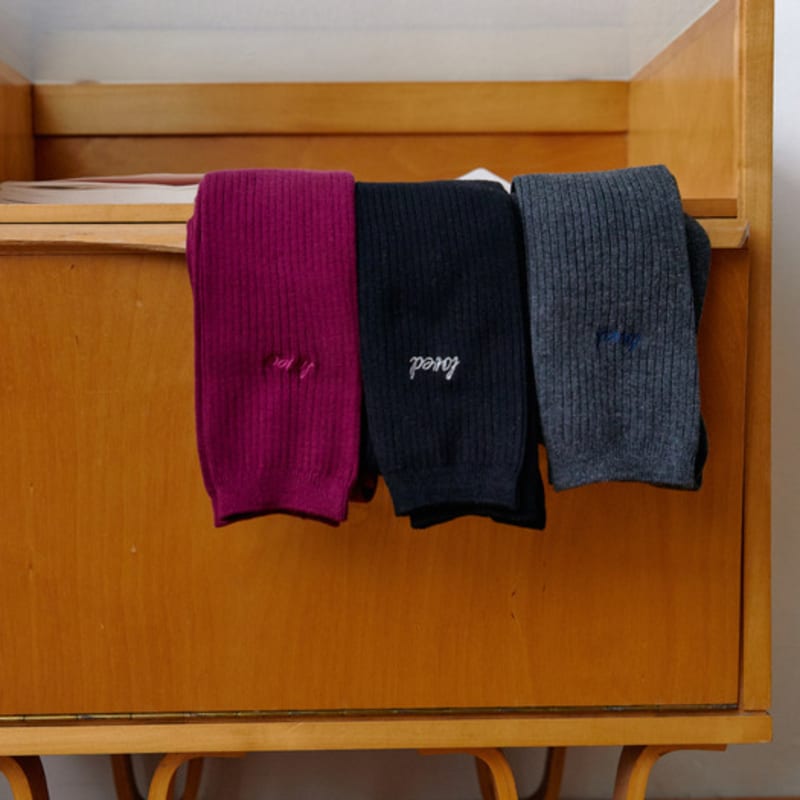 BRENDABRENDEN SEOUL бренда чулки выше колена - 3 цвета