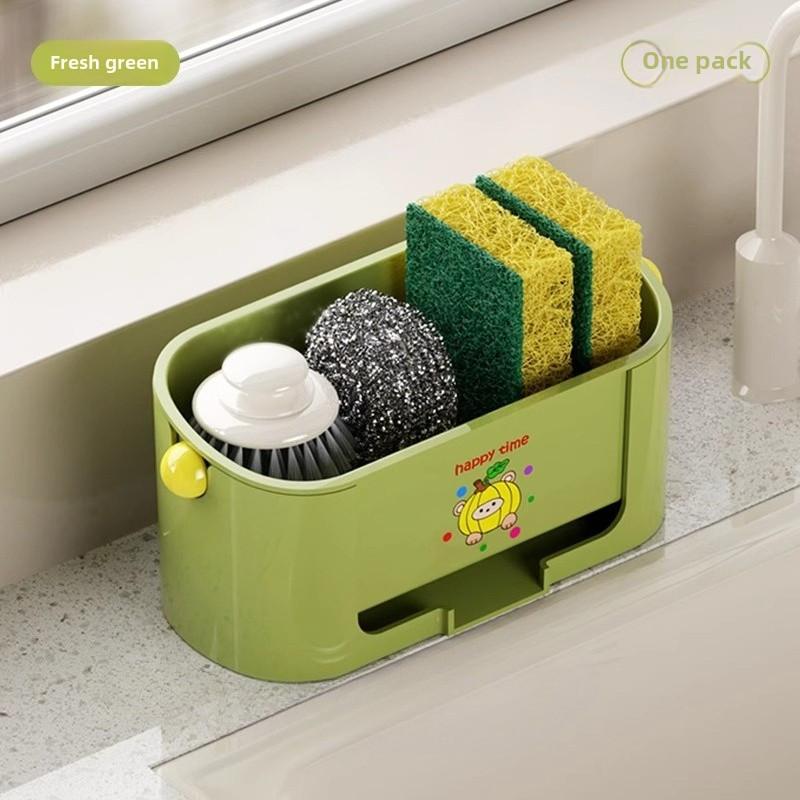 Sink, Shelves, Kitchen Drain Racks, Drain Baskets, Dishwashers, Dishcloths, Sponges, Wipe Storage Racks, Kitchen Sinks, Storage Baskets