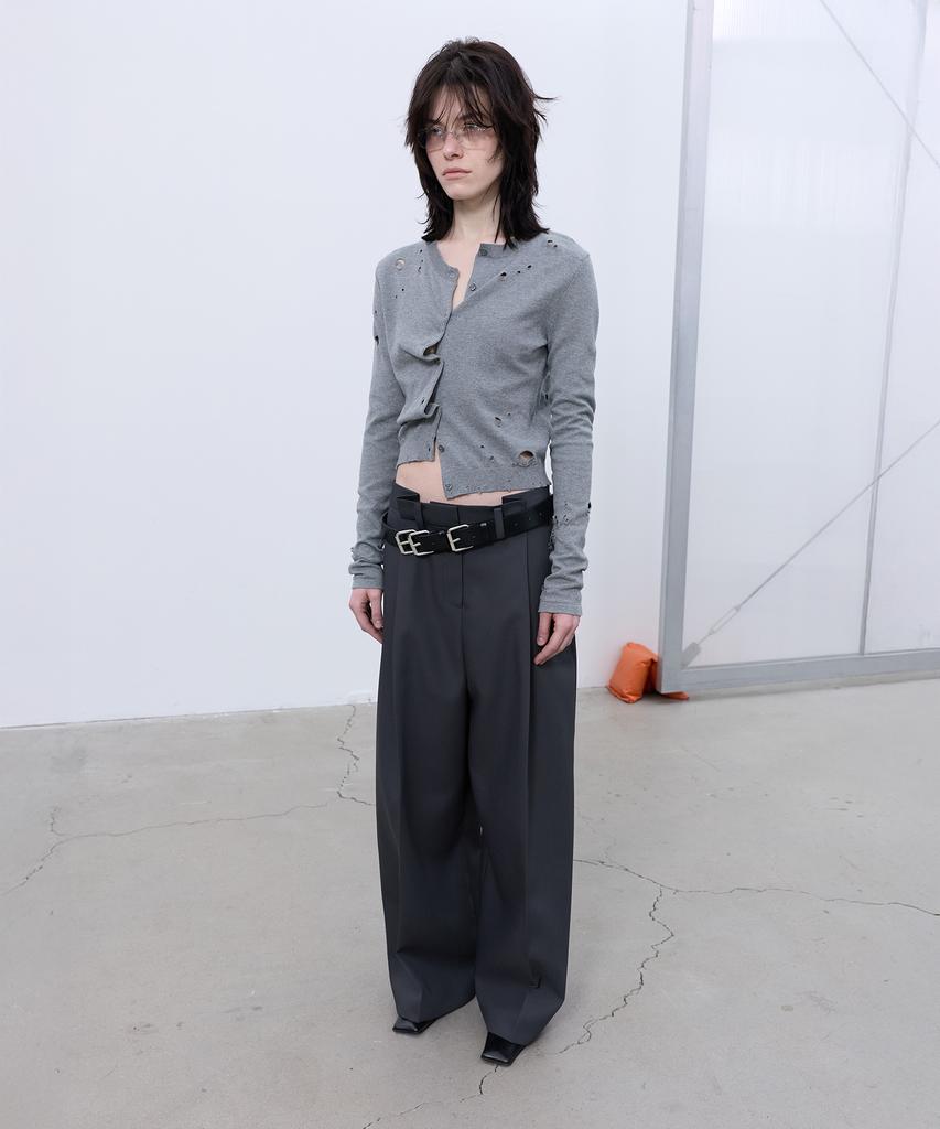 LCDC™ Back-Pleated Wide Pants (Grey)