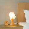 belaDESIGN Table Lamp, Indirect Lighting, Made in Germany, Beech Wood, Natural Wood, Dimmable, LED Compatible, USB Powered (Height 26cm)