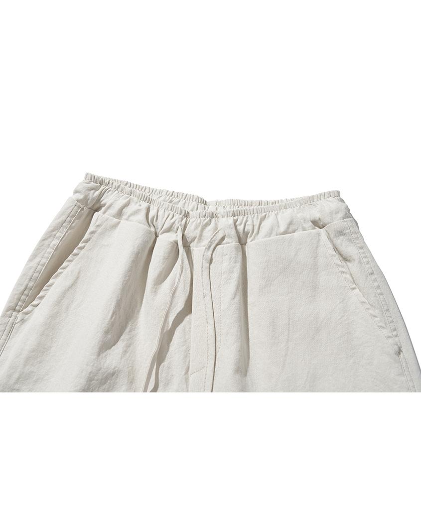 MOAA Soso Linen Half Pants (Ivory)