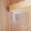 Shelf Bracket Transparent Wide Application High Strength Wall Mounted Shelf Holder Household Supplies
