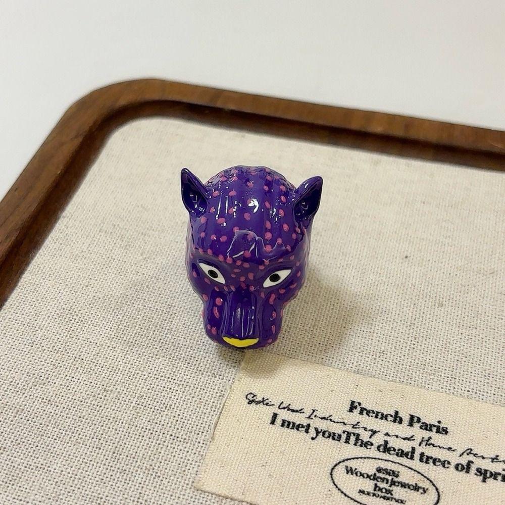 Adjustable Drip Ring Metal Irregular Opening Ring Personality Animal Ring Popular Jewelry