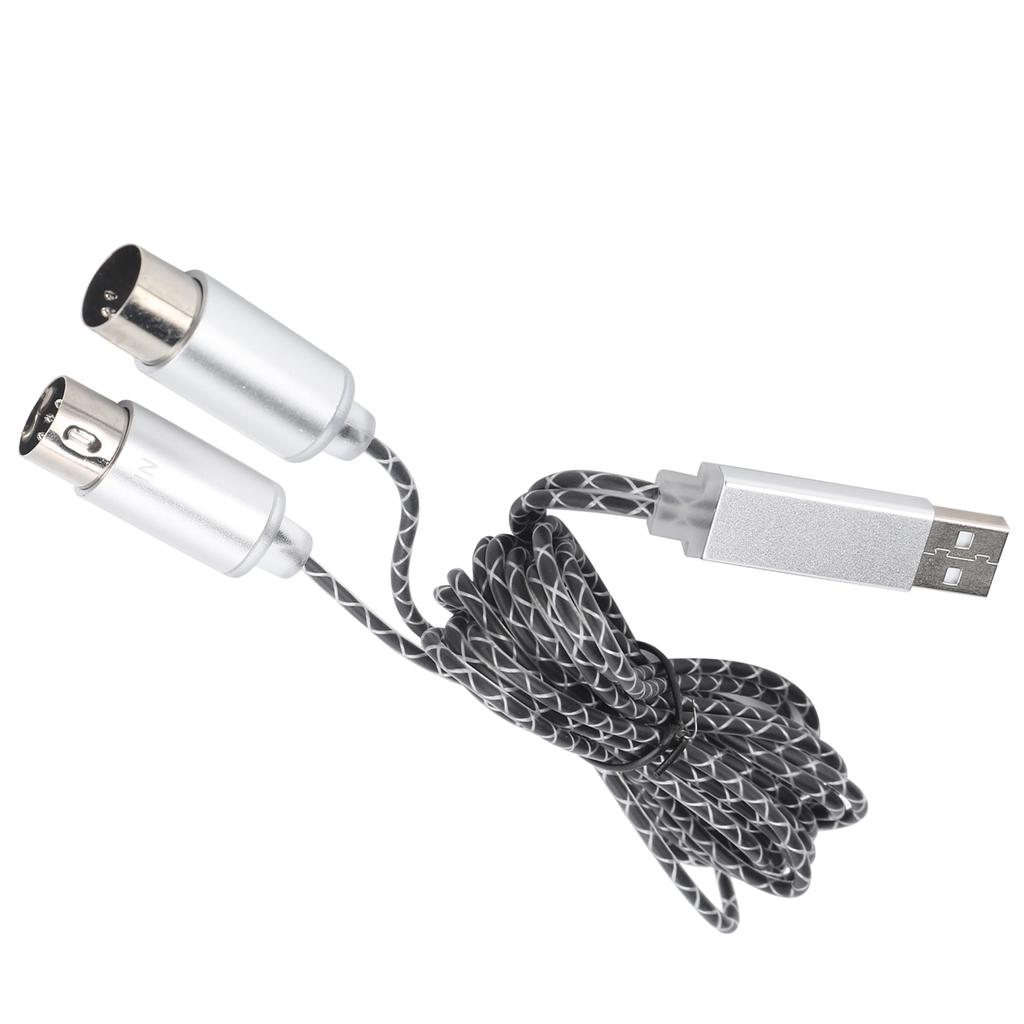 Кабель MIDI для передачи данных USB TPE оболочка Электронное пианино к компьютеру Линия для редактирования и подключения