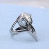 S925 Silver Ring Viking Mythology Crow Skull Ring