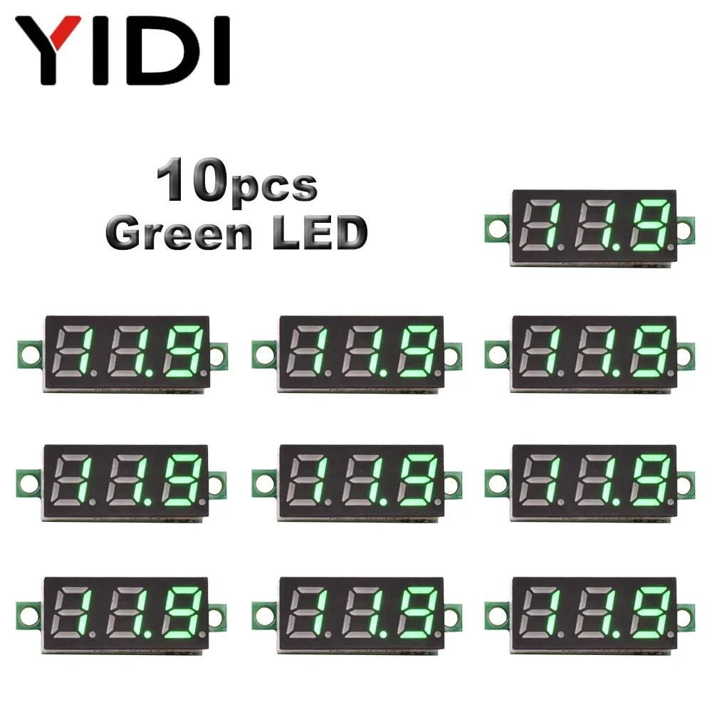 5pcs 10pcs Mini DC LED Digital Voltmeter 0.28 Inch 0-100V 2.5-30V Voltage Meter Volt Tester Detector for Car Auto Motorcycle