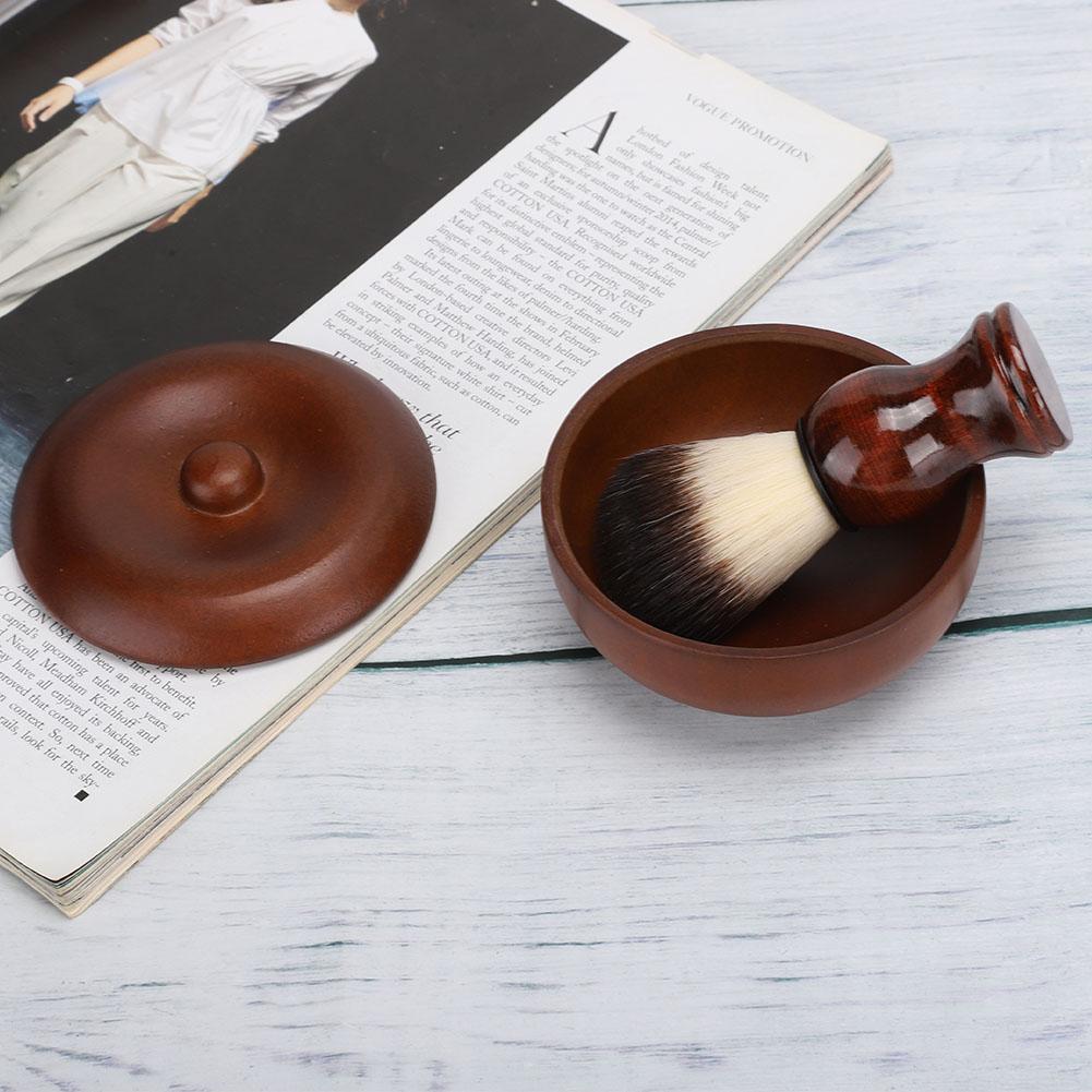 Мужской крем для бритья бороды, мыло, мягкая щетка для волос, наборы инструментов для чистки бороды(Помазок для бритья Чаша для мыла для бритья )