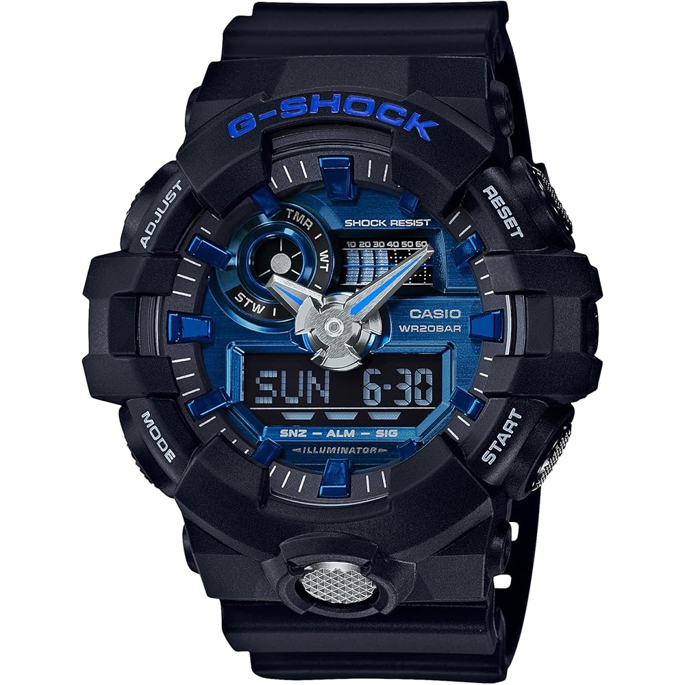 Мужские часы Casio G-Shock GA-710-1A2JF, Черные (Официальный японский продукт)