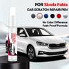 Для Skoda Fabia 1999-2025 6Y 5J NJ HB Ремонтная ручка для краски Подкраска Удаление царапин Сделай сам Автоаксессуары Черный Белый Серебристый Синий Красный