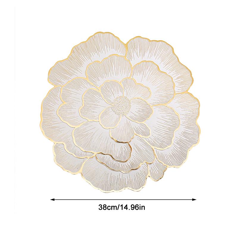 1шт салфетка под прибор цветок водонепроницаемый нескользящий теплая кухня