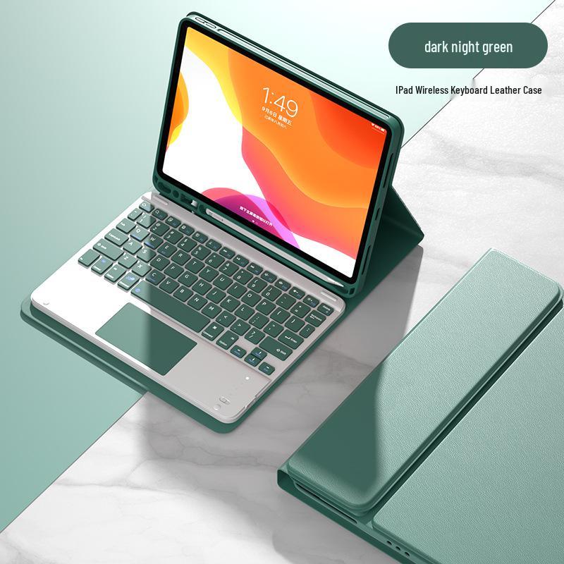 Защитный чехол-клавиатура для планшета iPad Air 11 и Pro 11 2024 года — комплект из клавиатуры Bluetooth и чехла для клавиатуры 10,2".
