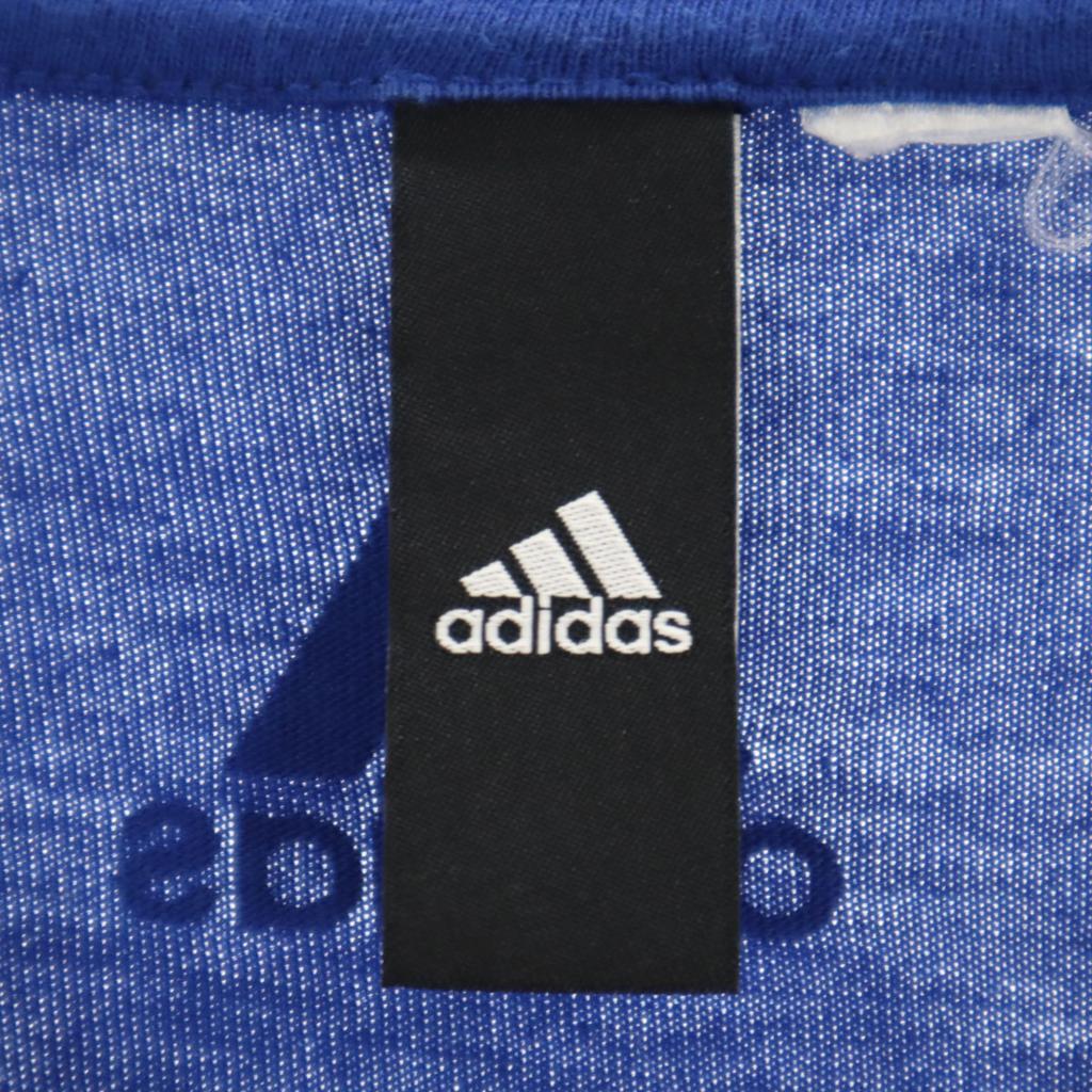 Adidas Футболка с коротким рукавом синяя Мужская Б/У