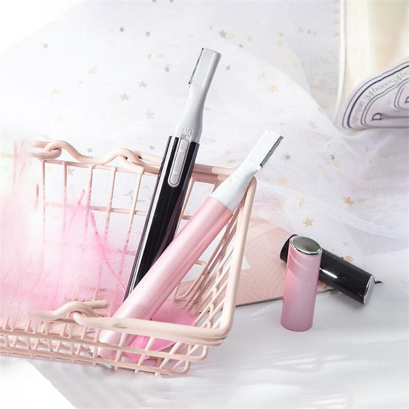 Портативный электрический триммер для бровей, средство для удаления волос, лезвия для бритвы, косметический набор для макияжа, эпилятор