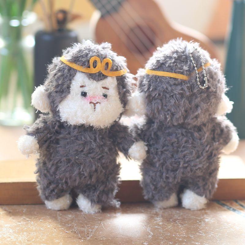 Cute Little Monkey Pendant Plush Toy Doll Big Sage Bag Hanging Ornament Keychain Rag Doll Doll