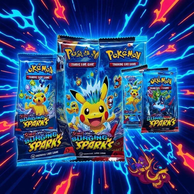 Pokémon Алый и Фиолетовый Слепой бокс: Бустер-пак карт Пикачу (английский)