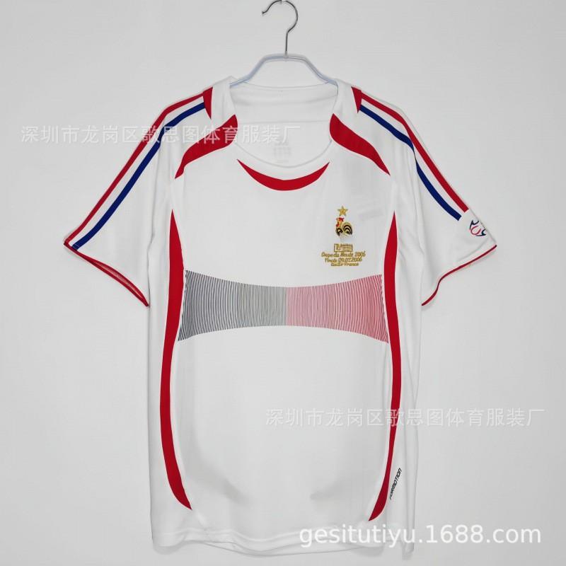 Retro France England National Team Football Jersey Home Away Soccer Uniform Men