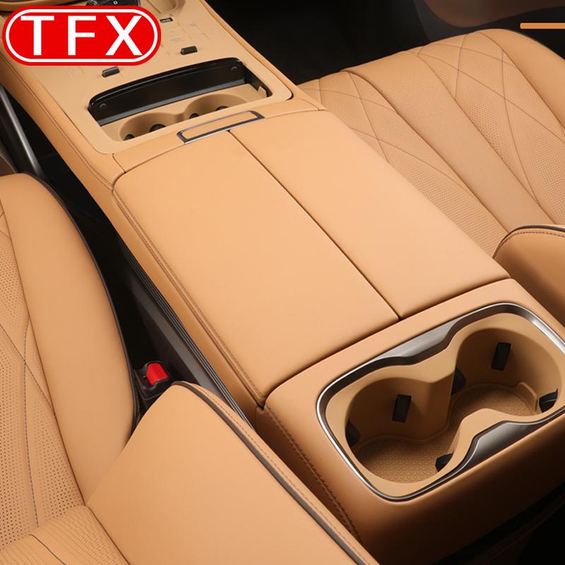 For BYD Denza D9 2024 2025 Car Styling Central Control Panel Protective Sticker Silicone Pad Gear Button Cover Accessories