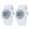 G-SHOCK DW-5600MW-7 Парные часы с коробкой для хранения, Одинаковый размер, Цифровые, Белые, Водонепроницаемость 20 АТМ, Зарубежная модель [Параллельный импорт]