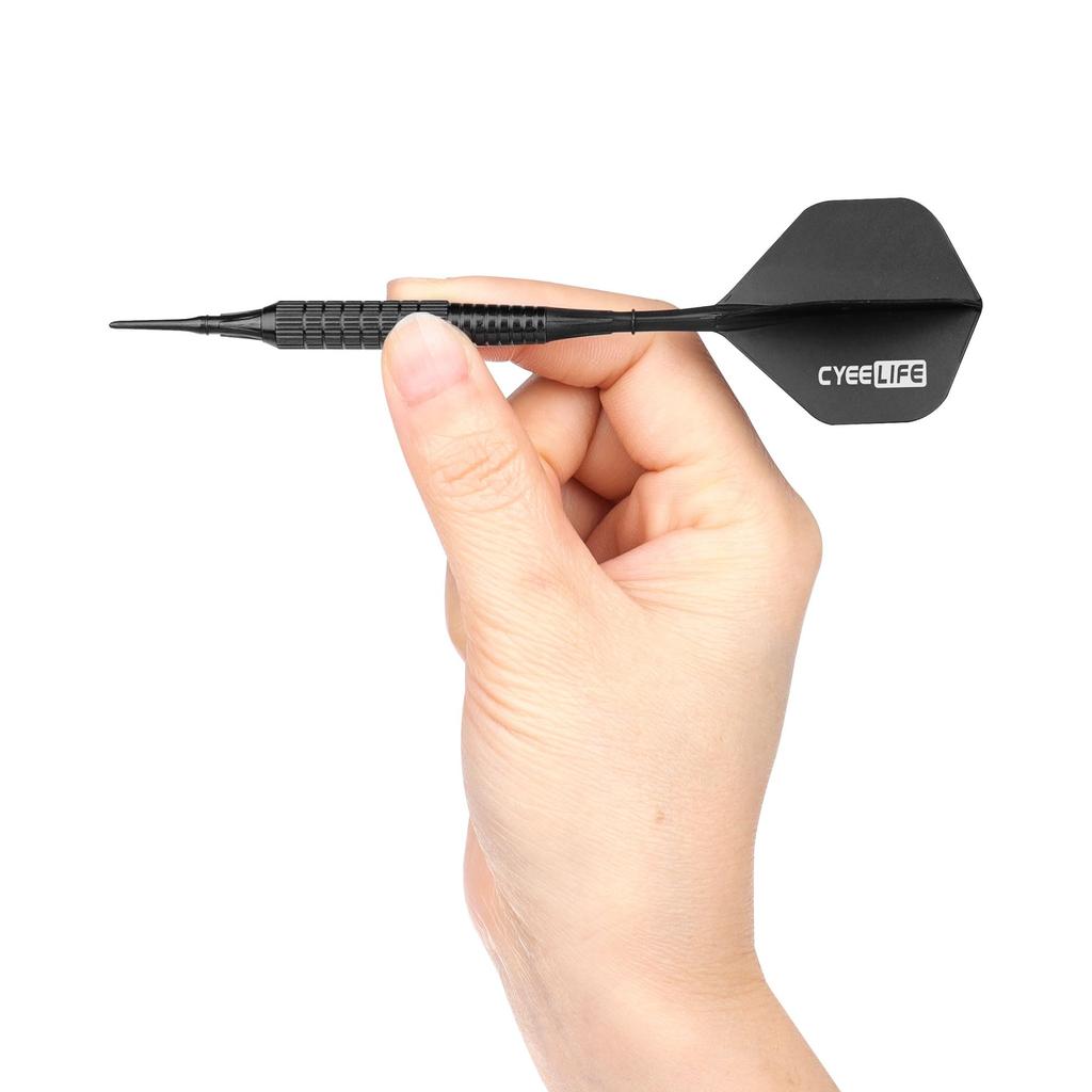 CyeeLife 12pcs 14g Soft Tip Darts Set 40 Level Home Darts + Tips, Beginner's