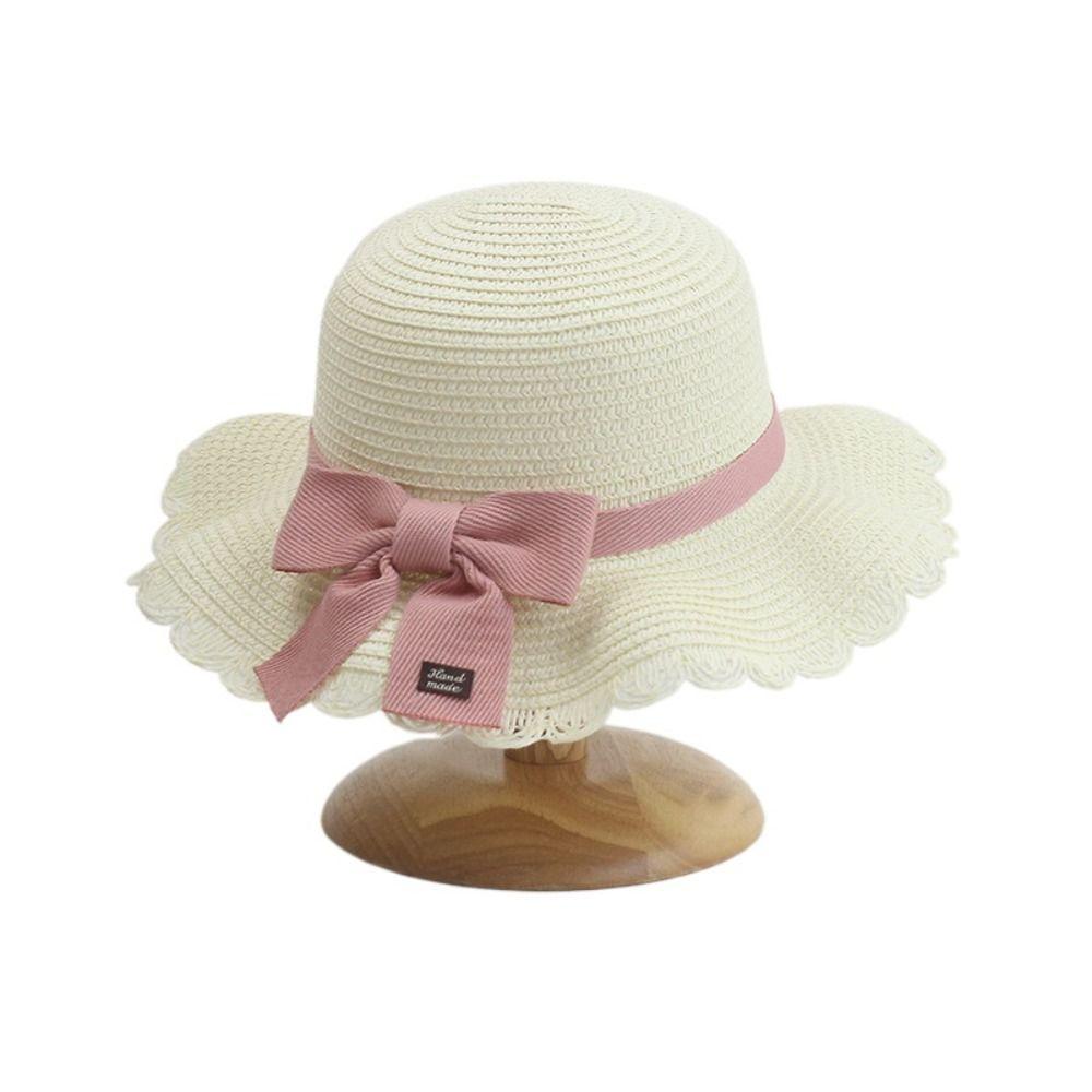 Детская сумочка с бантом из ленты, сумки в том же стиле, кепка для девочки в корейском стиле, солнцезащитная шляпа, детская соломенная шляпа
