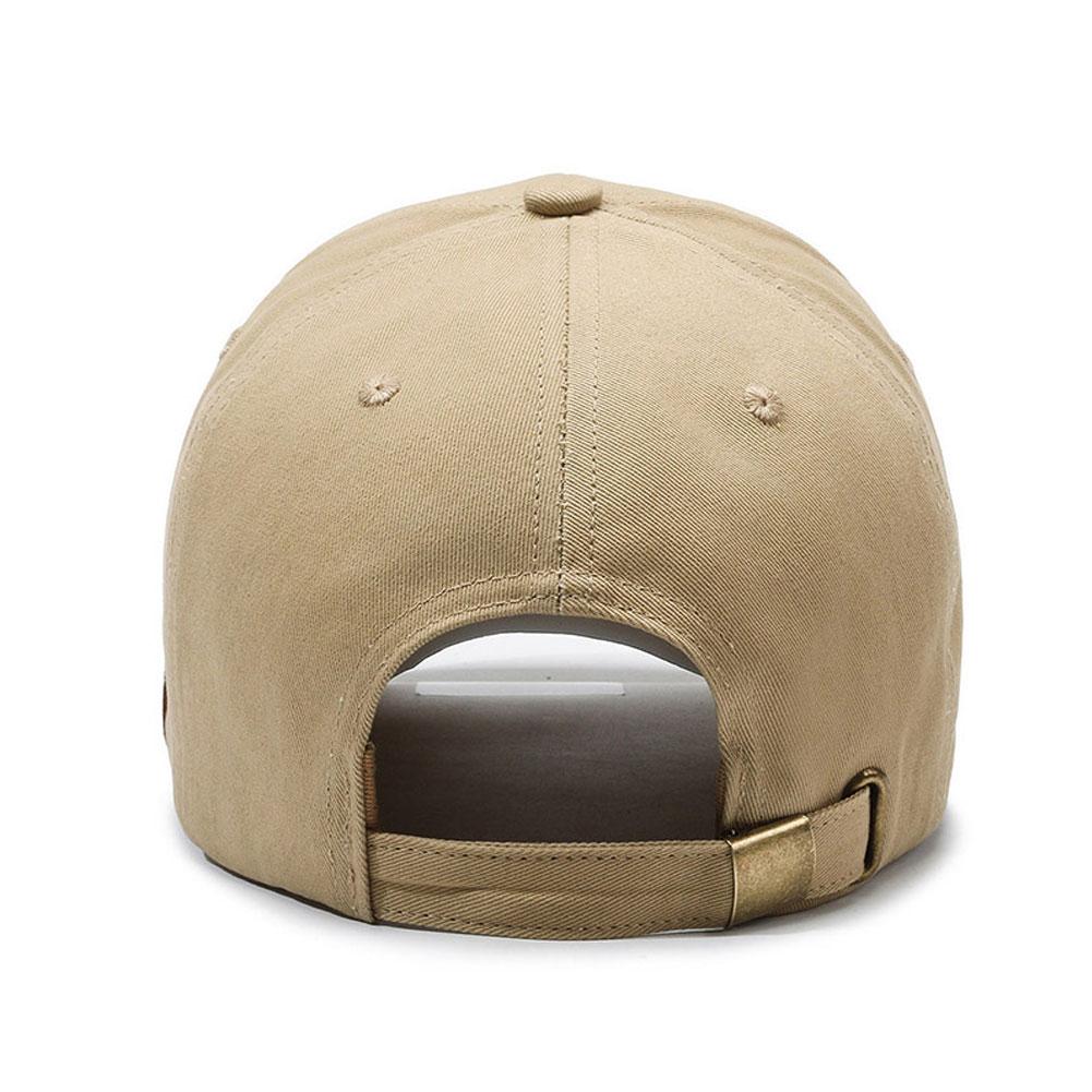 Men's Solid Color Oversized Peaked Cap 60-65cm Adjustable UV Protection Baseball Cap Outdoor Sports Hat