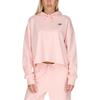 New Balance Sweatshirts Unisex Pink Hooded Non Detachable Moderate Other (Unisex) Sweatshirts UT21502 PIE