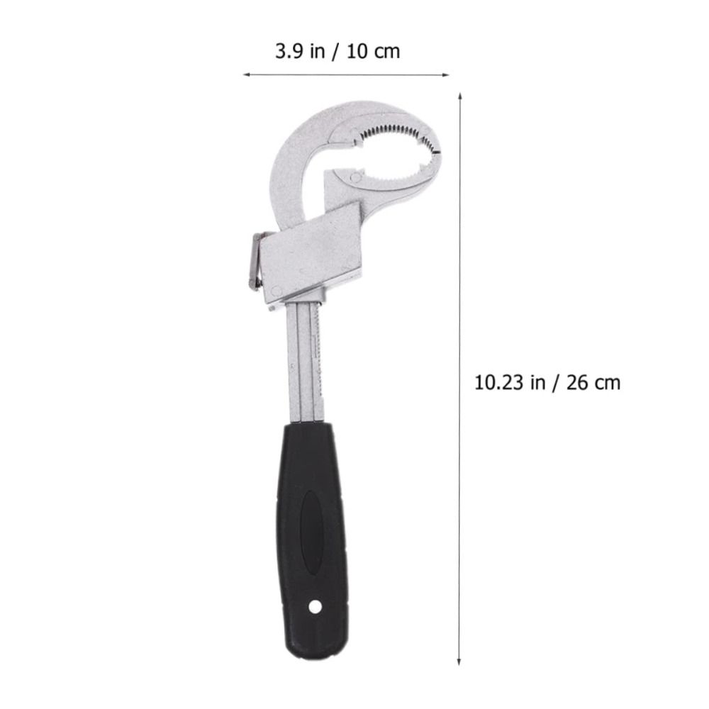 Universal Adjustable Adjustable Wrench 80mm Size Plumbing Wrench Pipe Wrench  Tight Spaces