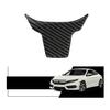 Замена для Honda Civic 10-го поколения 2016-2019 рулевого колеса нижняя декоративная накладка наклейка из углеродного волокна