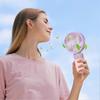 Personal Pocket Fan Portable Rechargeable Fan Small Cooling Fan Battery Operated Handheld Fan with Little Flower for Girls Boys Women Men 15*7.8*5.3c