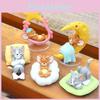 Tom And Jerry Ornament Sleep Figure Childrens Toy Model 5pcs Diy Material