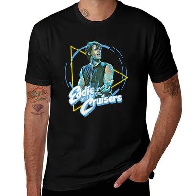 Eddie And The Cruisers Eddie Lives Tshirt Street Art Print Tee Shirt