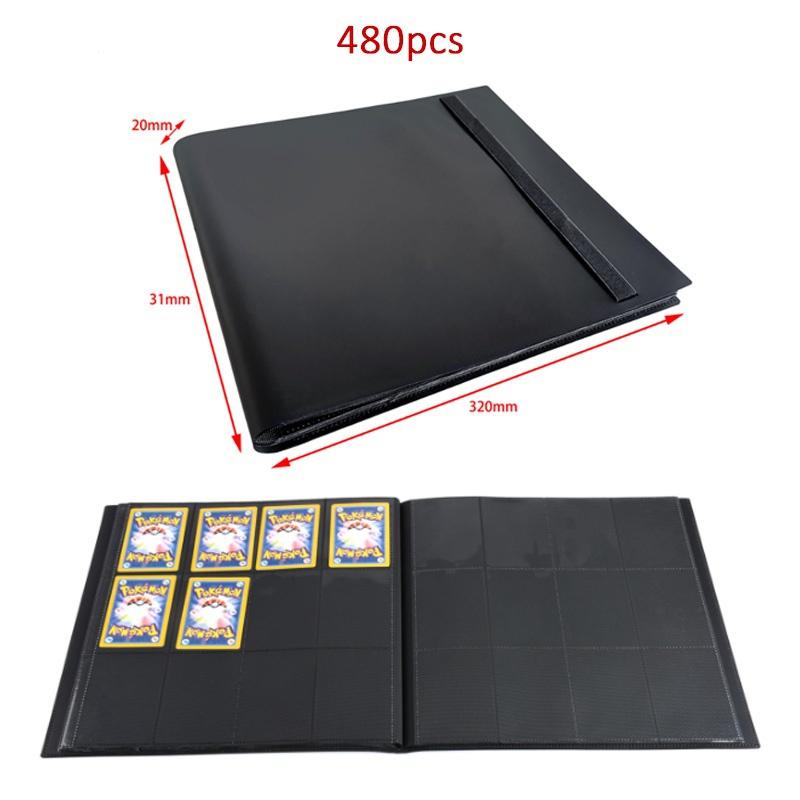 Большой карманный держатель для карт емкостью 160 360 480, переплеты, альбомы для CCG MTG Magic Yugioh, настольная игра, открытка, карты Polaroid, книжный рукав
