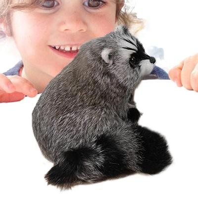 Модель животного Имитация Модель енота Образовательная симуляция 3D енот Фигурка енота Арт Поделка