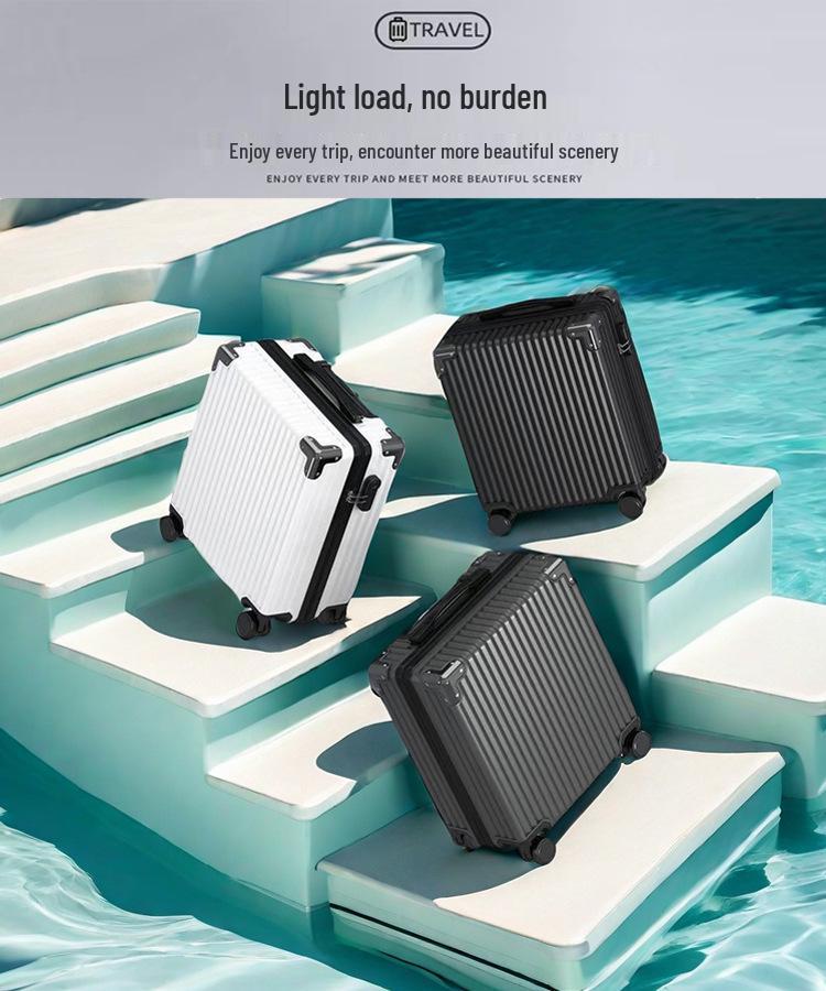 18" Дорожный чемодан ручной клади с универсальными колесами и замком, Прочный чемодан на колесиках для студентов, Доступна 20" версия