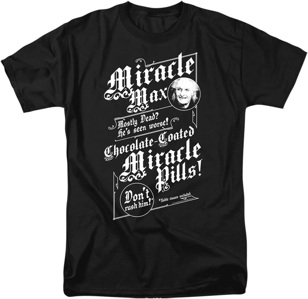 Футболка Miracle Max с шоколадным покрытием, Чудо-таблетки