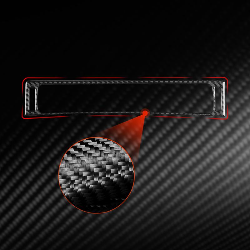 Real Carbon Fiber Car Accessories Center Air Vent Cover Soft Sticker For Subaru BRZ/ For Toyota GR86 2024 2025