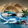 Dinosaur Model Building Blocks Kits,Collectible Toys For Boys Mosasaurus DIY Moc Bricks Kits Adult Children Gifts For Decoration