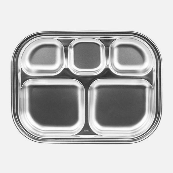 Vroom Vroom Stainless Steel Plate Lunch Box, Mixed Colors, Single Item, Popular Korean Parenting Items