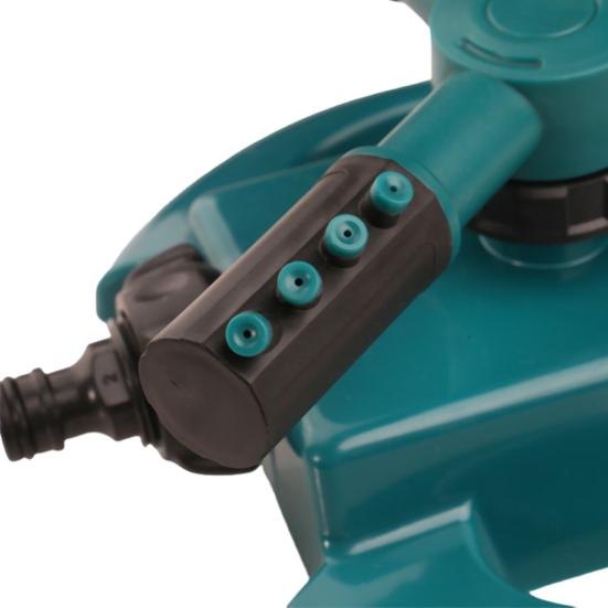 1/2 шт. вращающийся на 360 градусов разбрызгиватель для газона с 3-мя рычагами, более широкий охват на 3600 квадратных футов