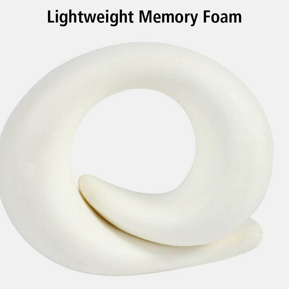 Travel Neck Support Portable Lightweight Adjustable U-shaped Pillow Memory Foam Snail Pillow Soft Noon Break Sleep Pillows Travel Neck Pillow