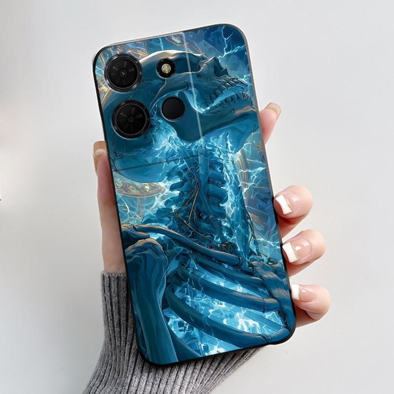 Bright New Pattern Anti-scratch Black Casing For TCL 503 Pattern Cover For TCL K32 5G (T513W)/TCL K33 5G (T513Z) Soft Case