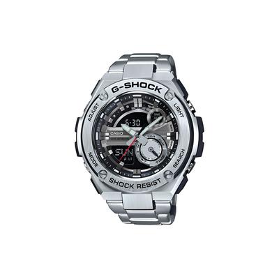 Серия G-STEEL-Дисковый Двойной Дисплей Двойной Дисплей Часы Кварцевый Механизм Стальной Ремешок Японские и Корейские Часы Мужские Часы GST-210D-1A