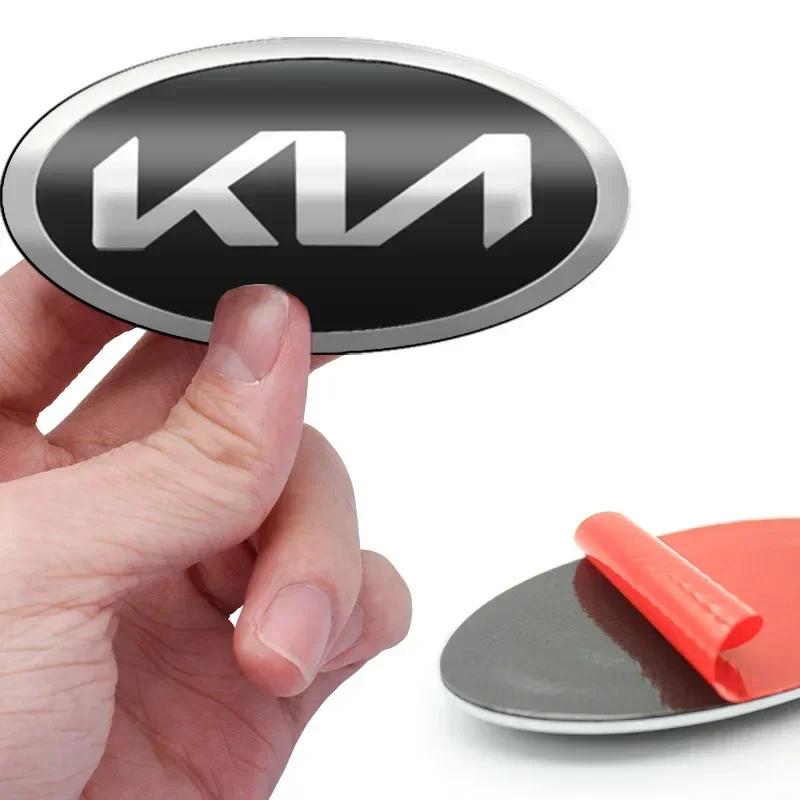 2026 Горячая Наклейка на Автомобиль 3D ABS Значок на Капот Автомобиля Наклейка на Значок Заднего Багажника Для KIA Rio Sportage Ceed Sorento Cerato Optima Pican