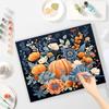 RUOPOTY Frame Painting By Numbers Kits For Adults Oranges Pumpkin Flower Picture By Number On Canvas Wall Art 40x50cm