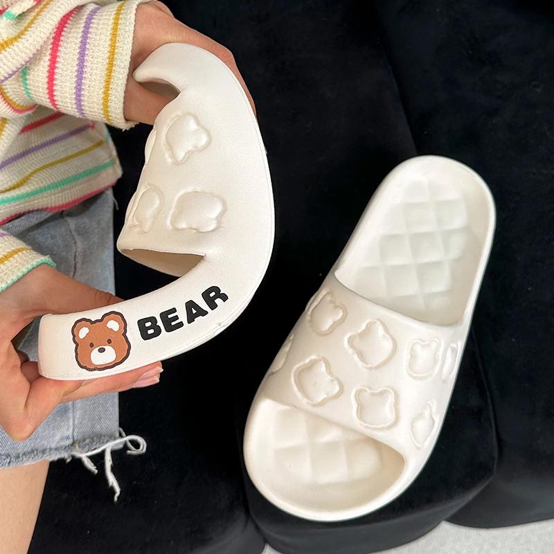 Новые модные летние парные нескользящие мягкие шлепанцы, гибкие удобные сандалии для мужчин и женщин, повседневные тапочки, женские домашние шлепанцы