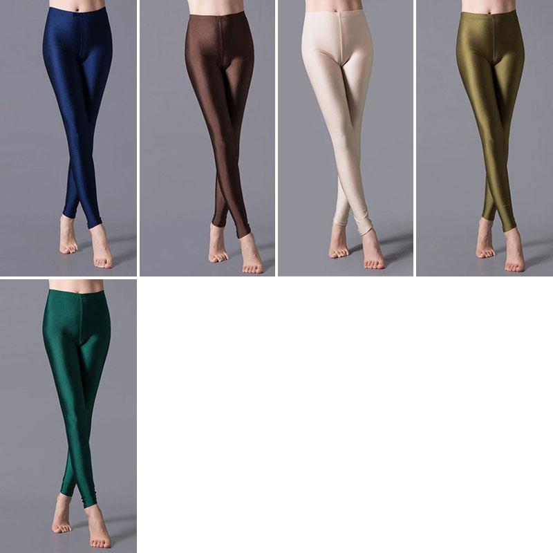 Женские бархатные брюки, осенне-зимние повседневные узкие брюки с высокой талией, однотонные яркие неоновые леггинсы